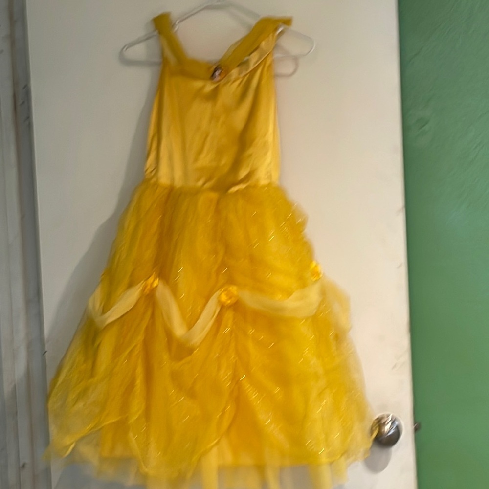 Take your princess to Disney in this lovely Belle ball gown